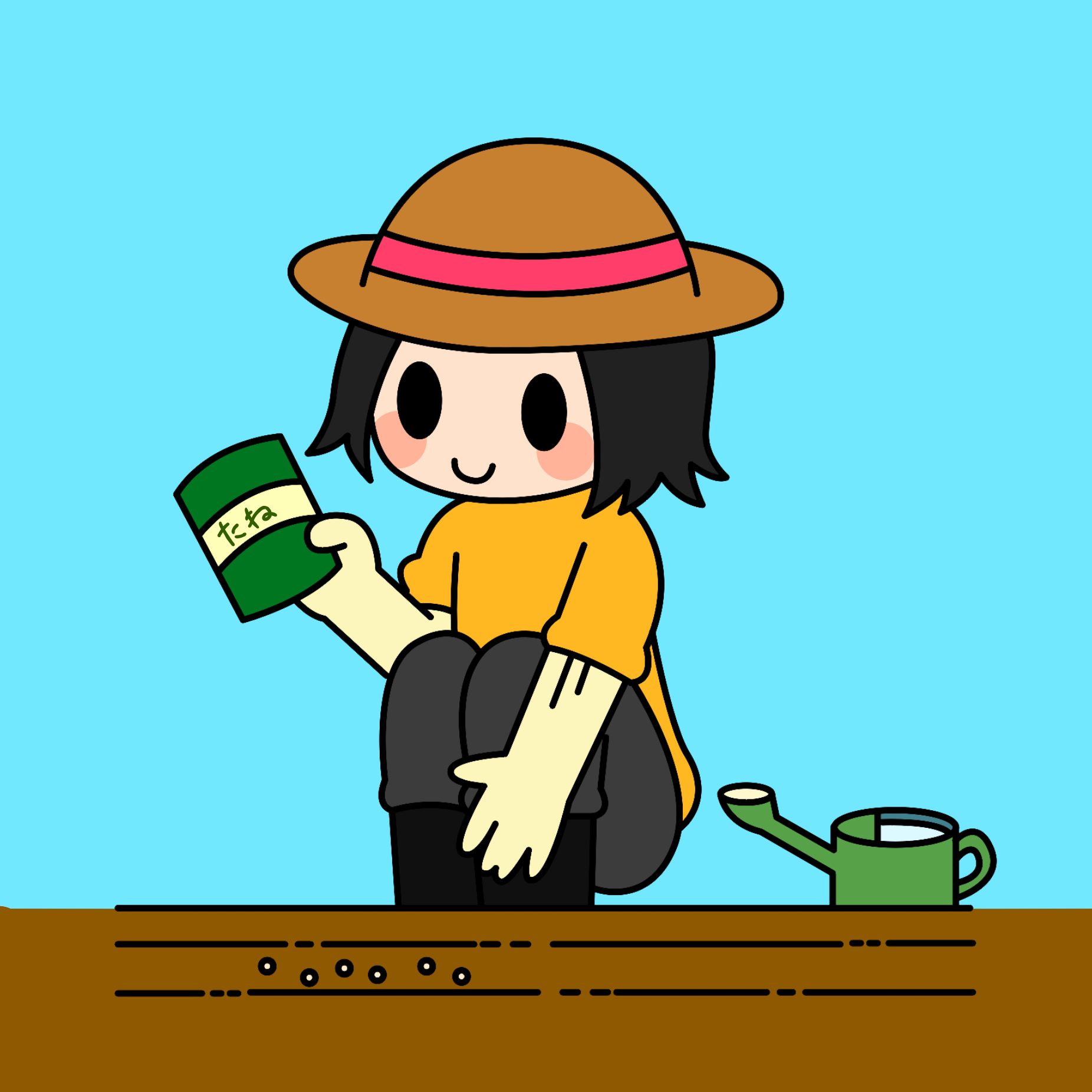 ほうれんそう種まき