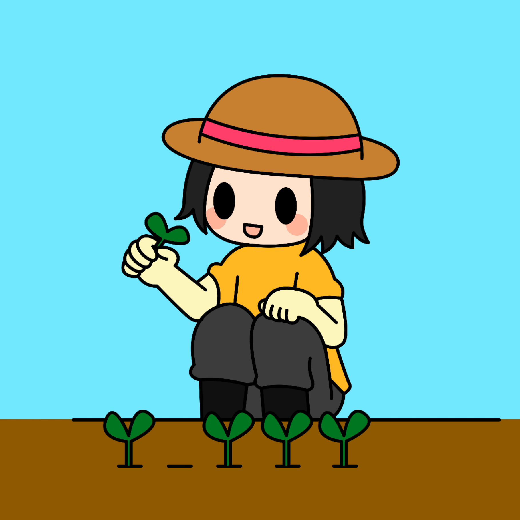 ほうれんそう間引き